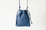 Kinchaku Bag # smoky blue