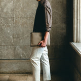 Twin Clutch Bag #taupe