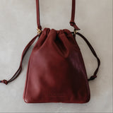 Kinchaku Bag #burgundy