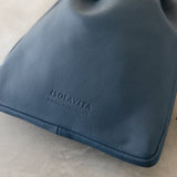 Kinchaku Bag # smoky blue